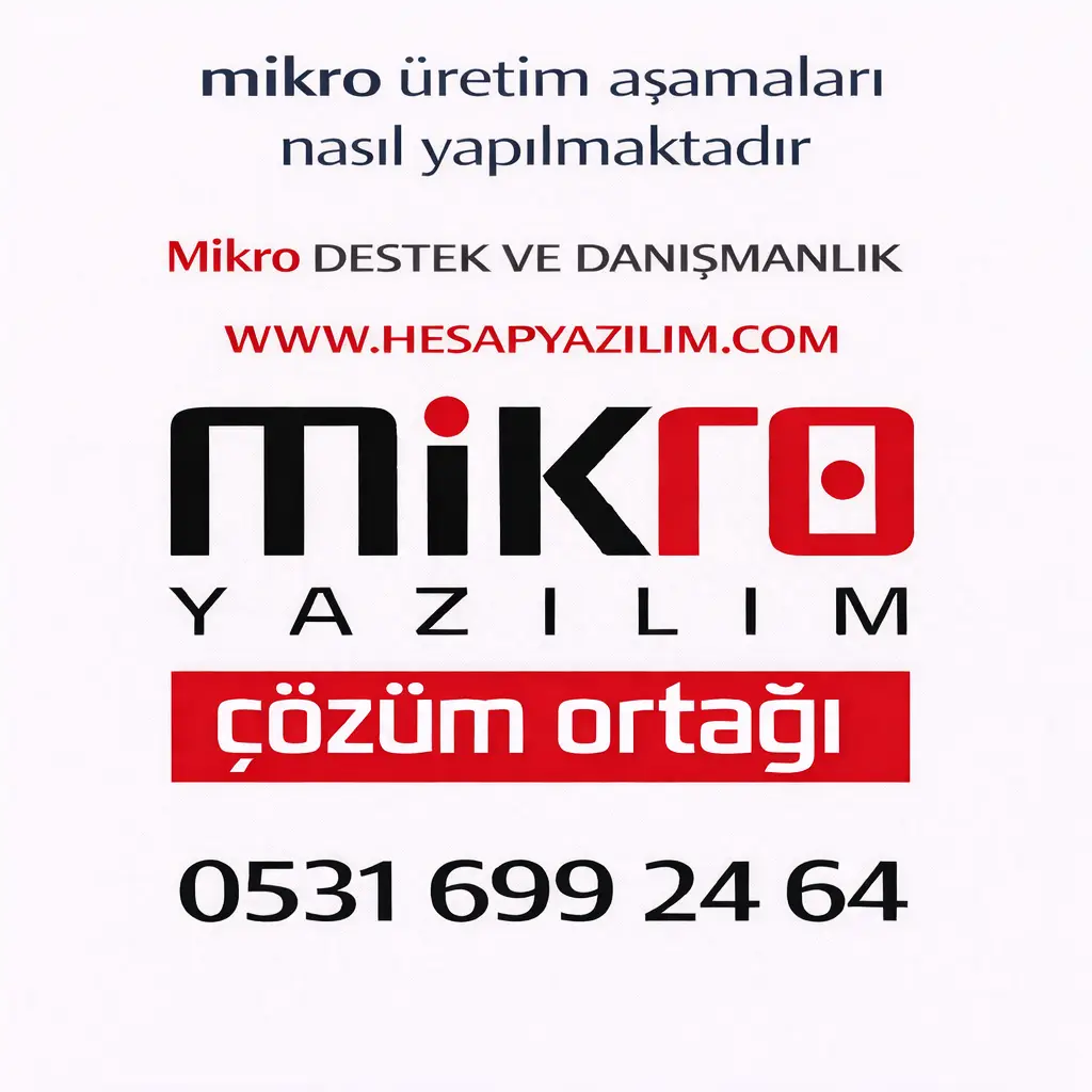 Mikro üretim aşamaları nasıl yapılmaktadır
