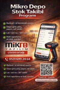 mikro depo stok takibi programı