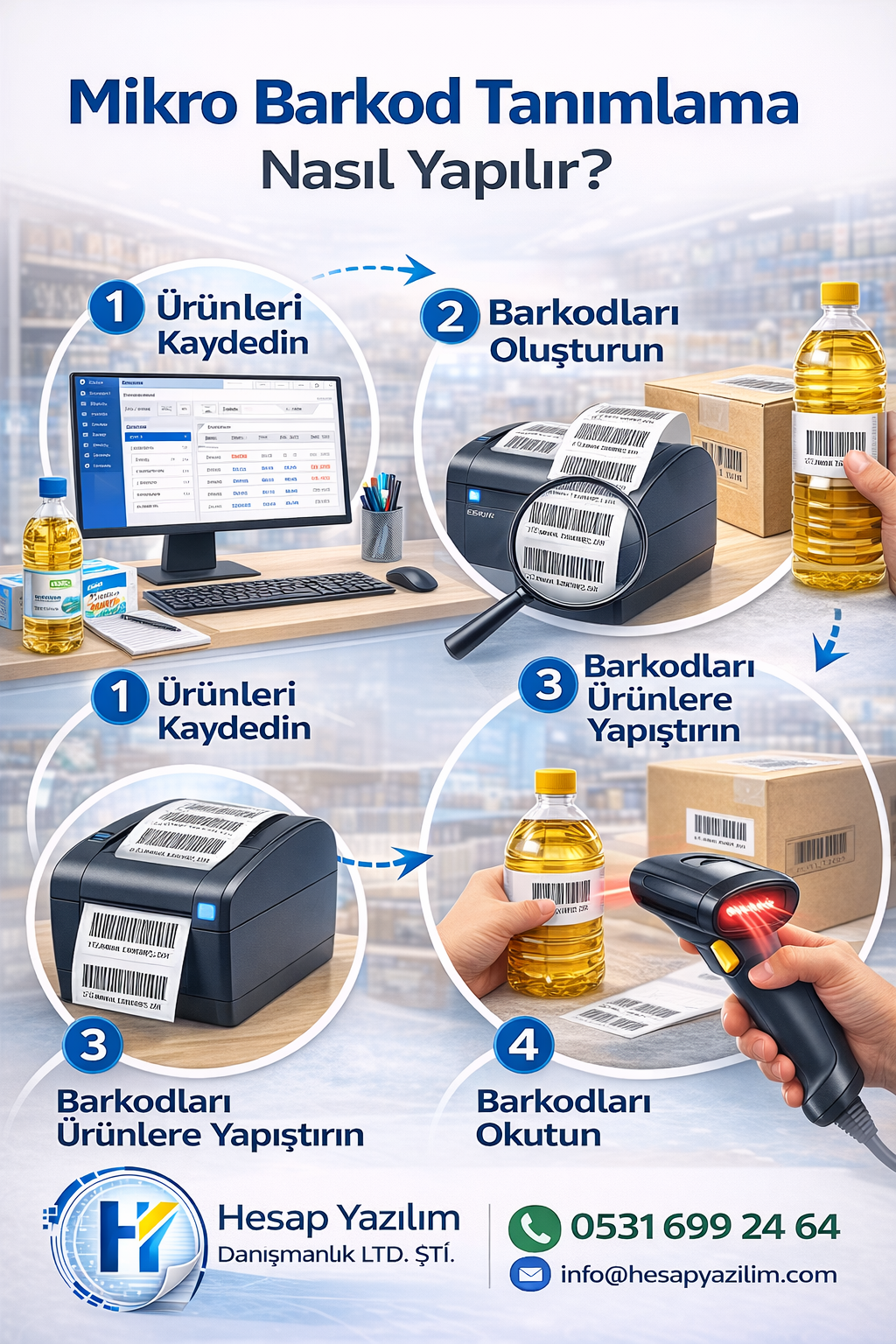 Mikro barkod tanımlama nasıl yapılır