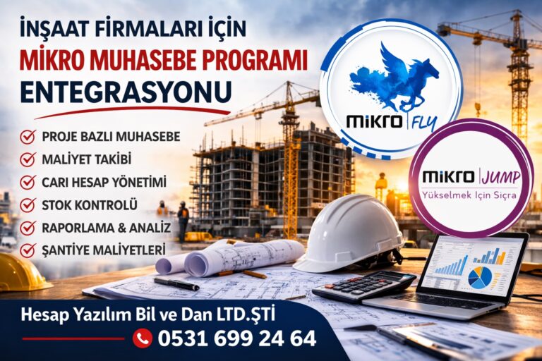 İnşaat Firmaları İçin Mikro Muhasebe Programı Entegrasyonu