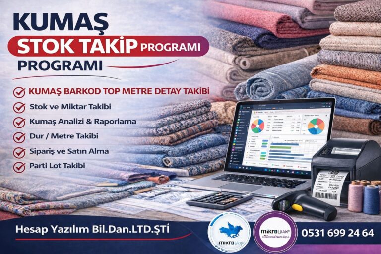 kumaş stok takip programı