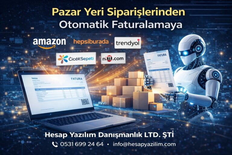 Pazar Yeri Siparişlerinden Otomatik Faturalama
