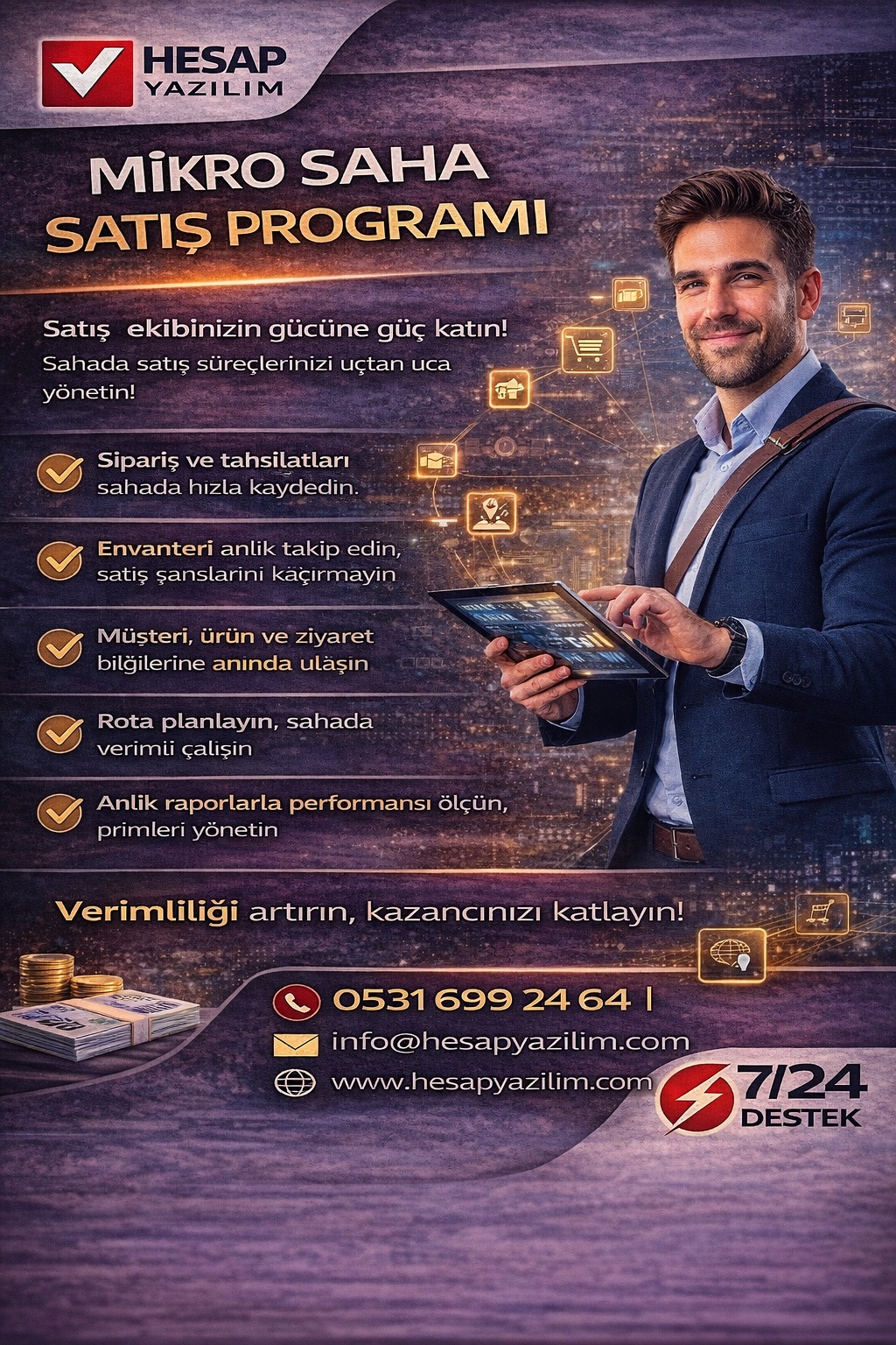 mikro saha satış programı