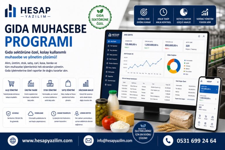 Mikro Yazılım gıda muhasebe programı