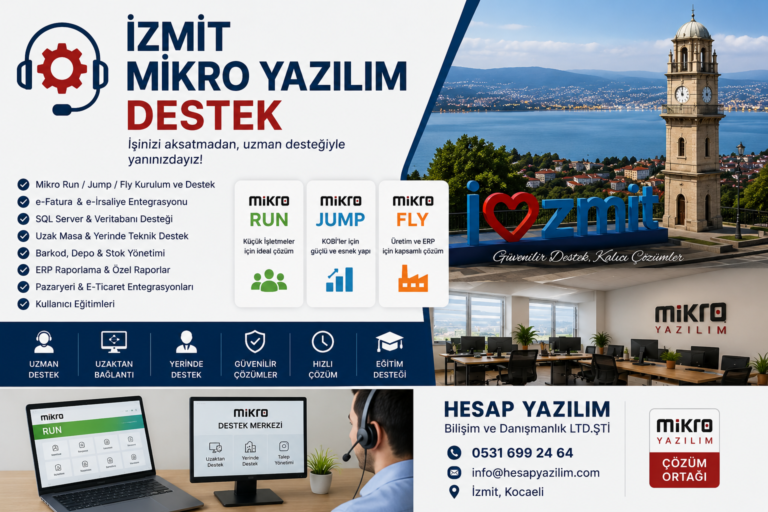 Mikro yazılım izmit mikro destek