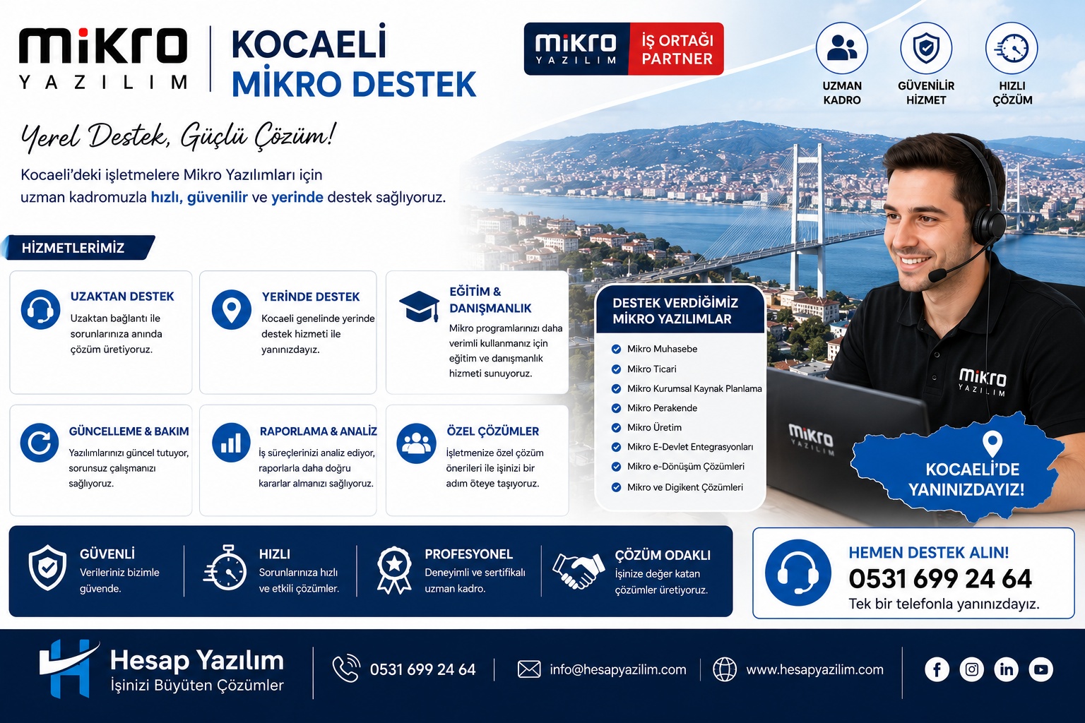 Mikro yazılım kocaeli mikro destek