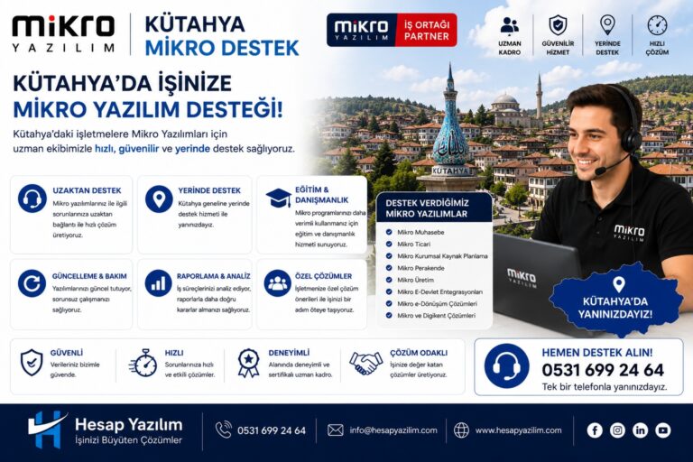 Mikro yazılım kütahya mikro destek