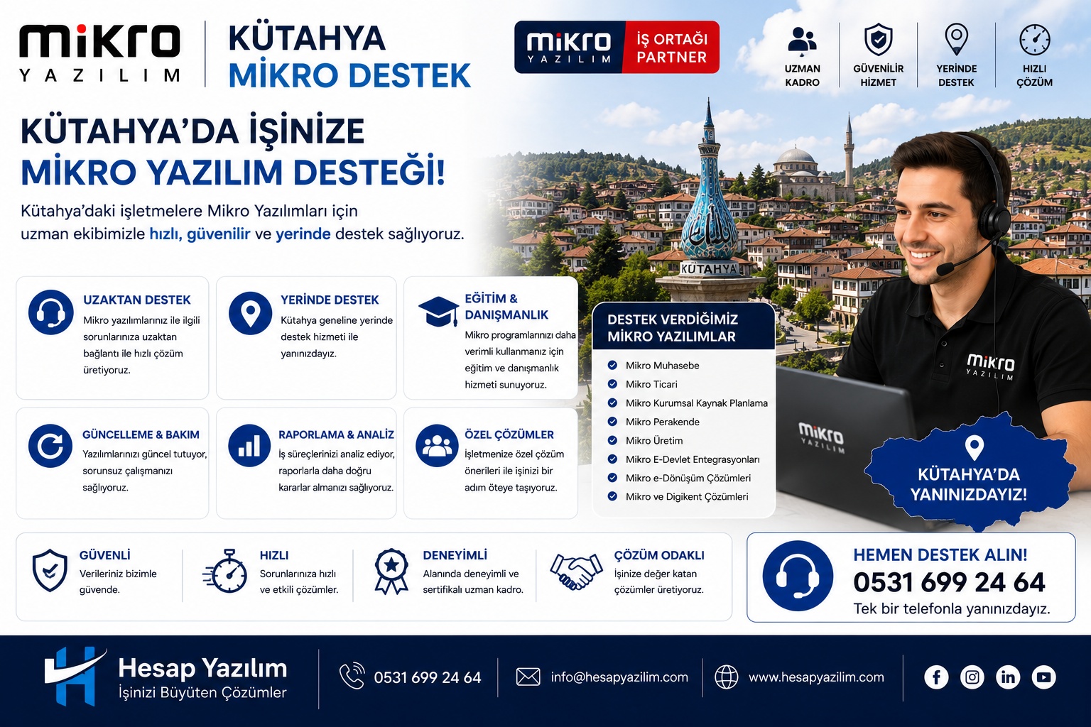 Mikro yazılım kütahya mikro destek
