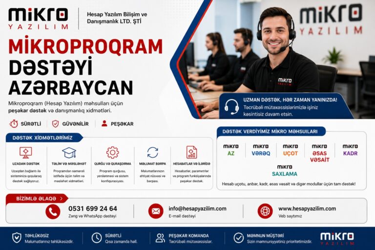 mikroproqram dəstəyi Azərbaycan