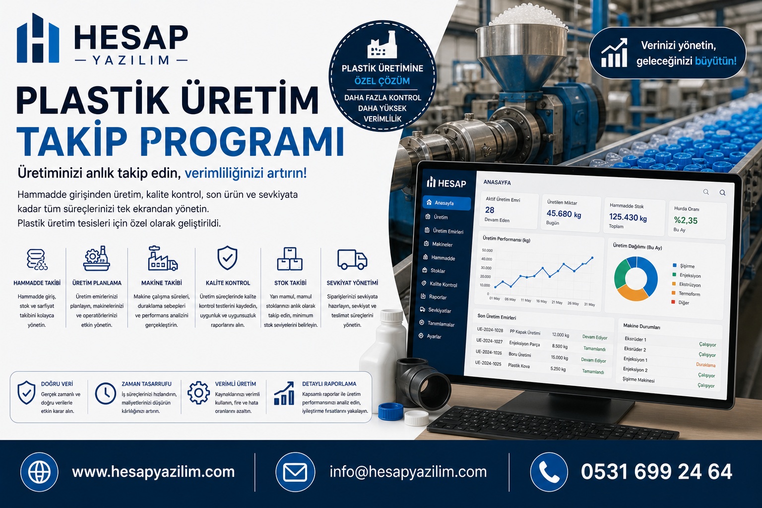 plastik üretim takip programı